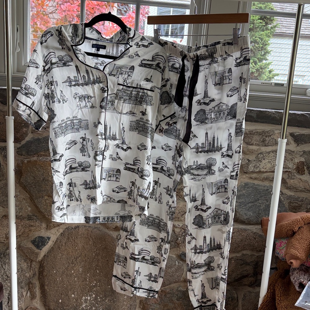 Katie K Monochrome Pajama Set